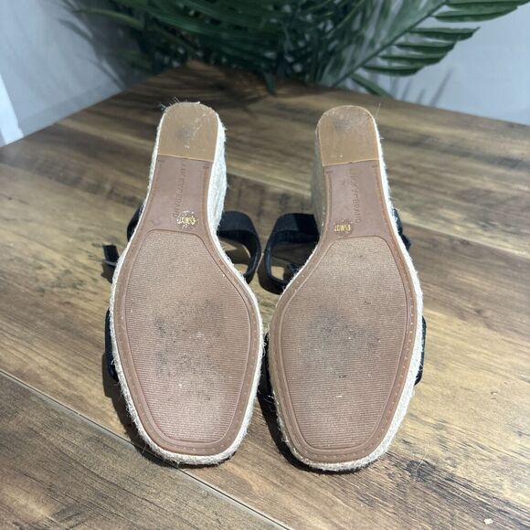 Lucky Brand Millinda Canvas Espadrille Wedge Sandals Size 6.5 - Picture 7 of 7